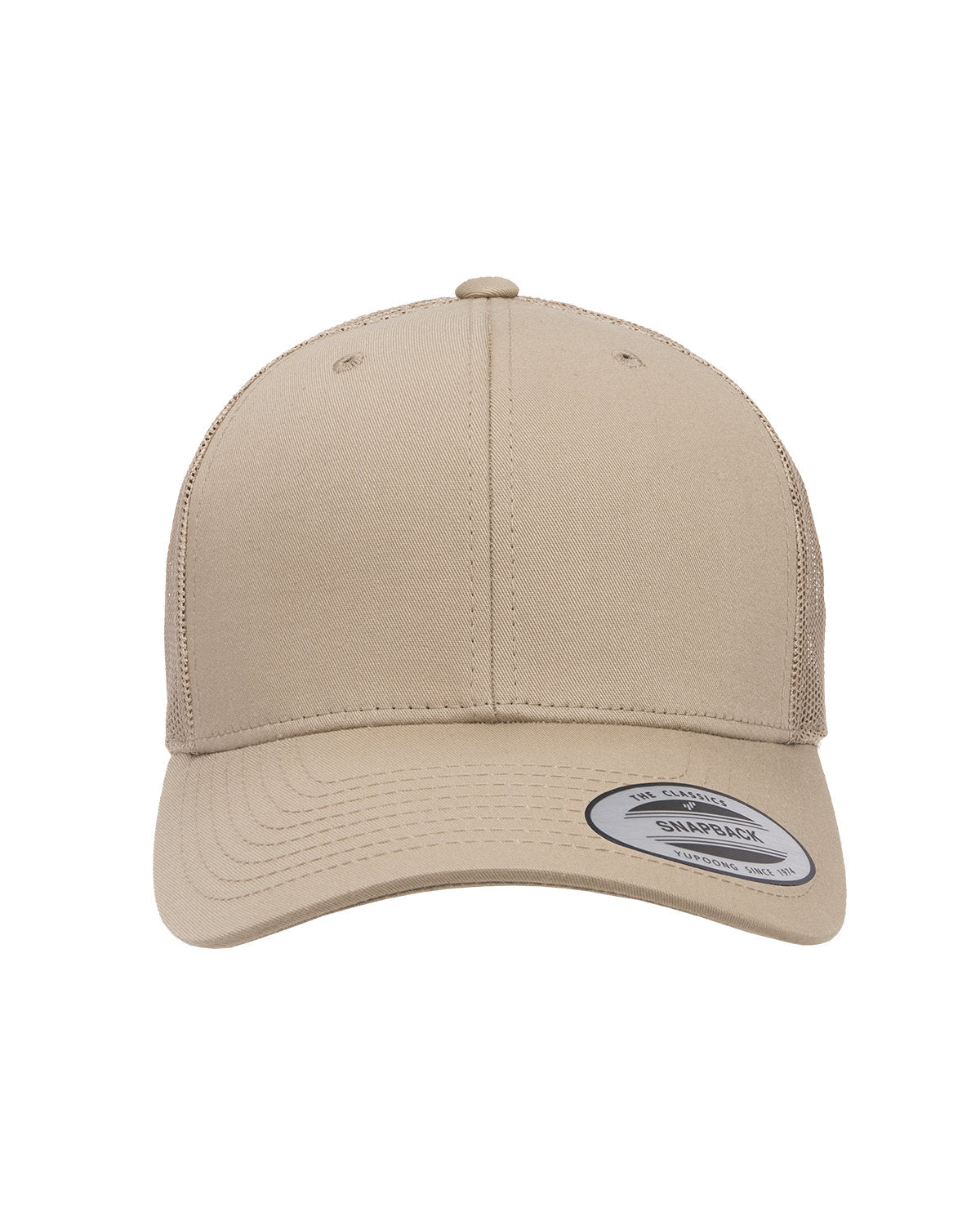 GunFighterTV Adult Retro Trucker Cap Khaki
