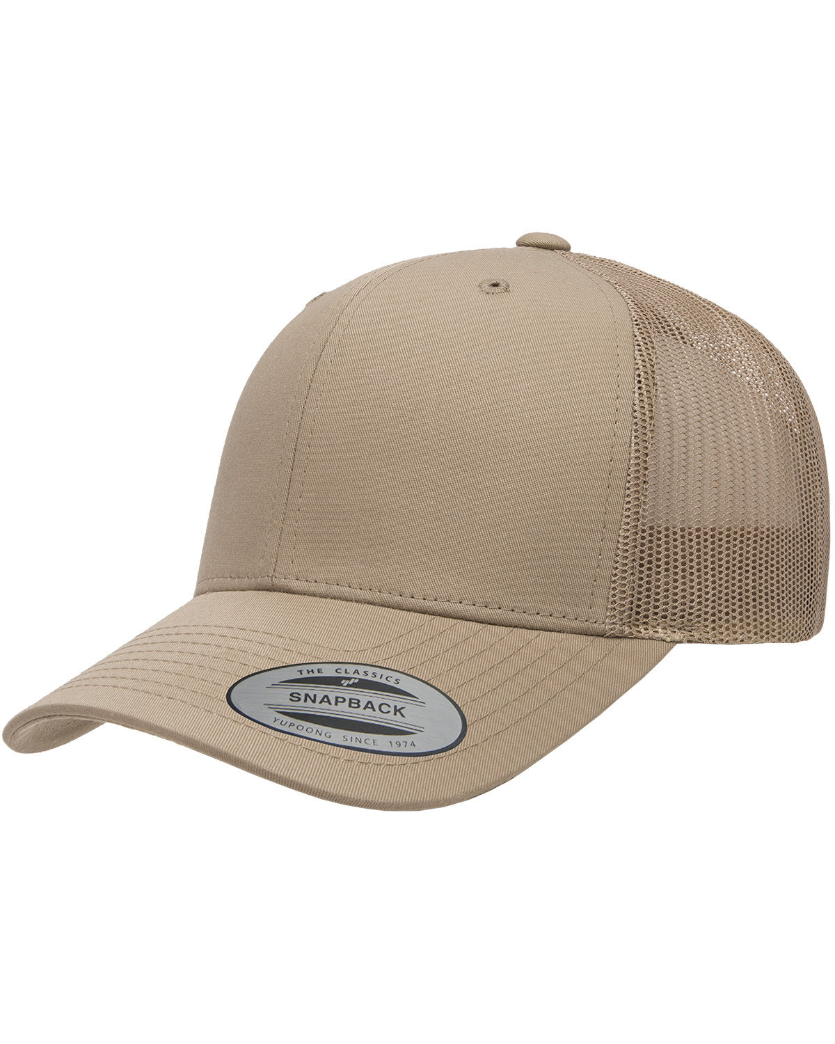 GunFighterTV Adult Retro Trucker Cap Khaki