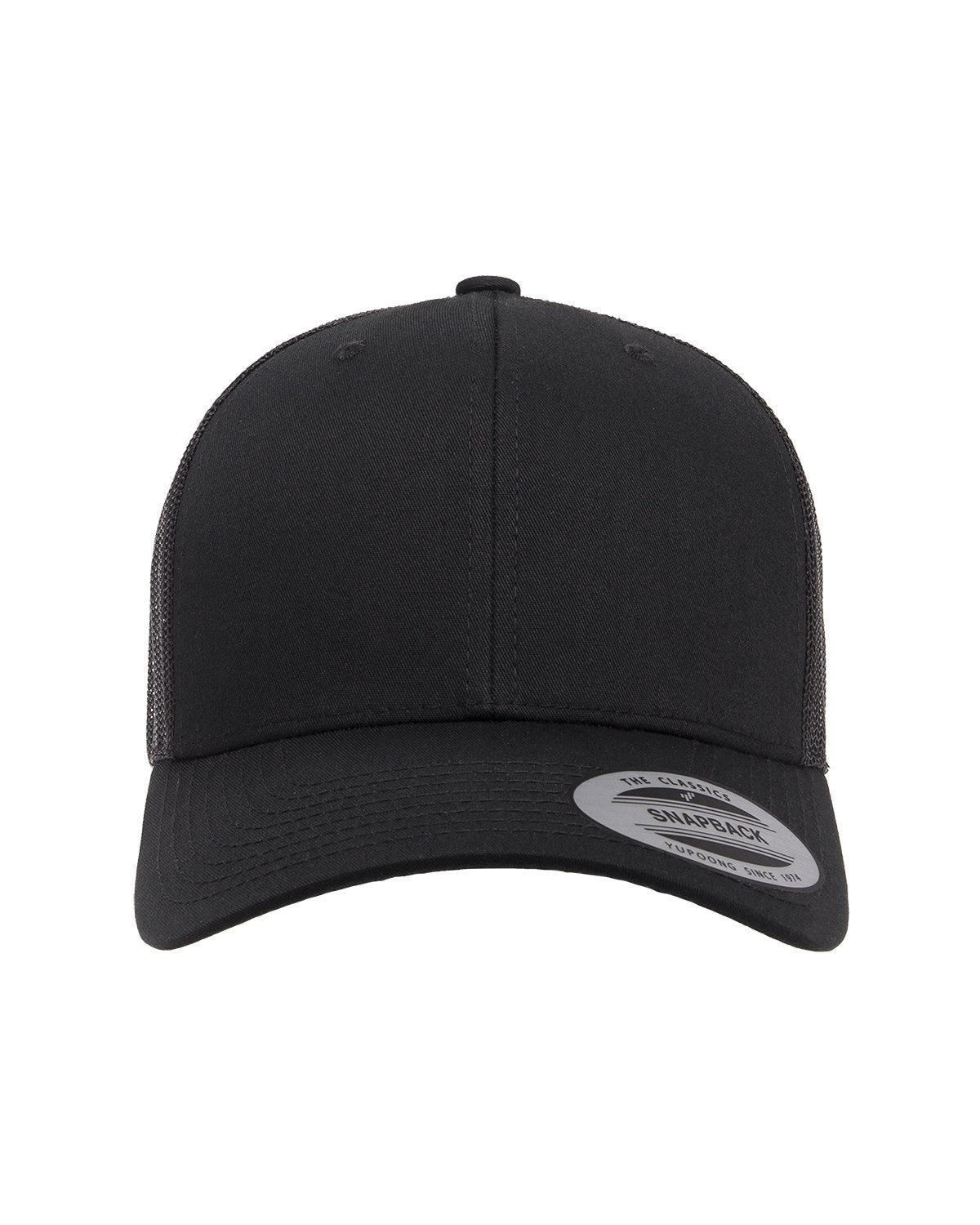 GunFighterTV Adult Retro Trucker Cap Black / Black Mesh
