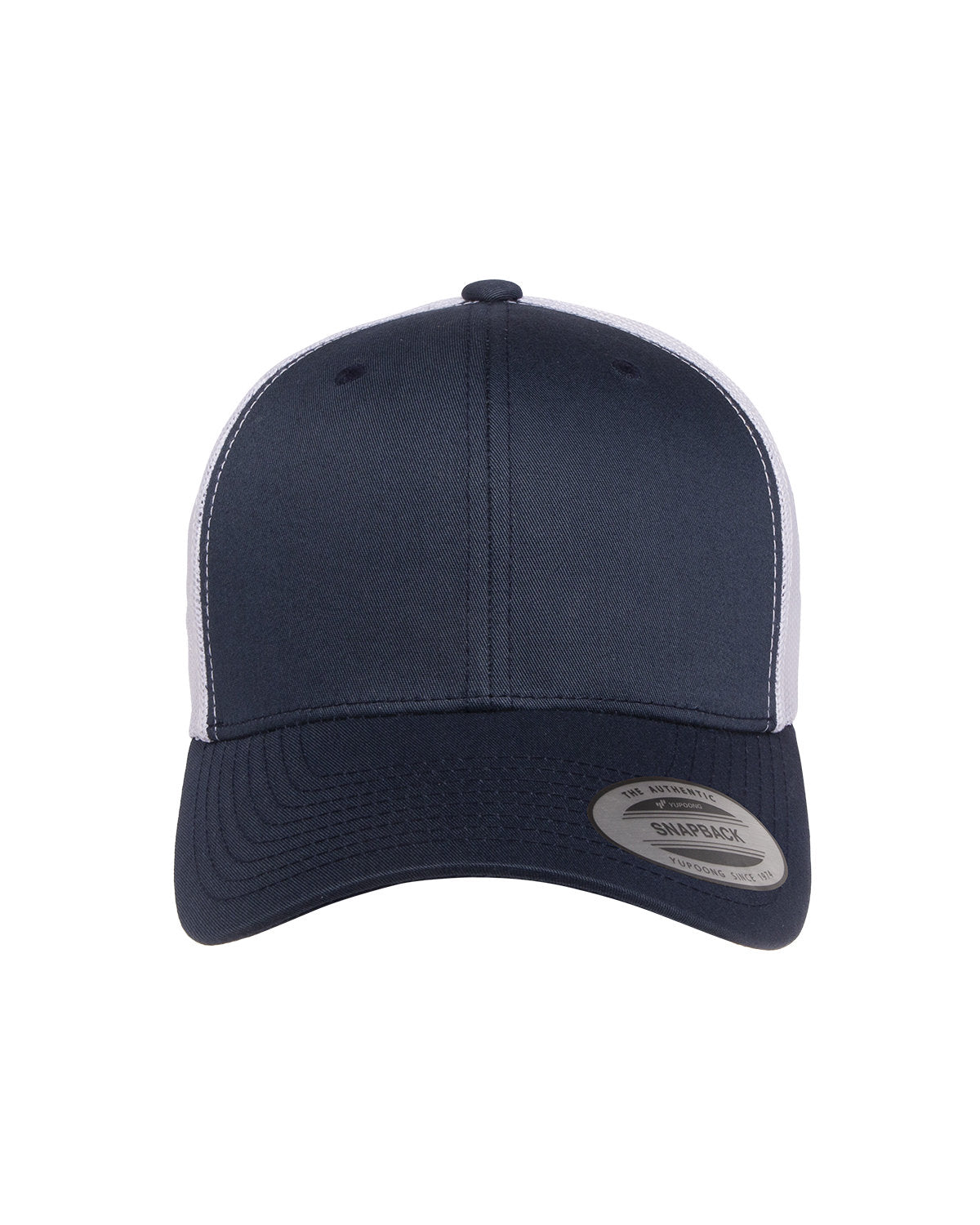 GunFighterTV Adult Retro Trucker Cap Navy Blue / White