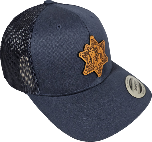 GunFighterTV Retro-Trucker-Cap für Erwachsene, Marineblau/Marineblaues Mesh